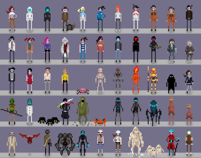 Personajes y criaturas animados de Earthlings