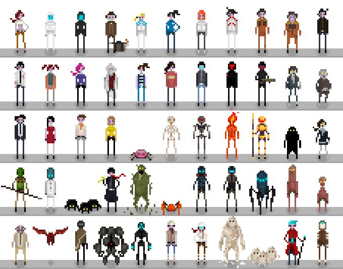 Personajes, criaturas y enemigos de Earthlings